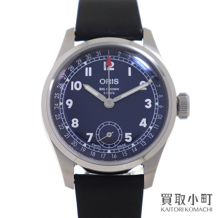 楽天市場】【美品】オリス【ORIS】ビッグクラウン ポインターデイト  