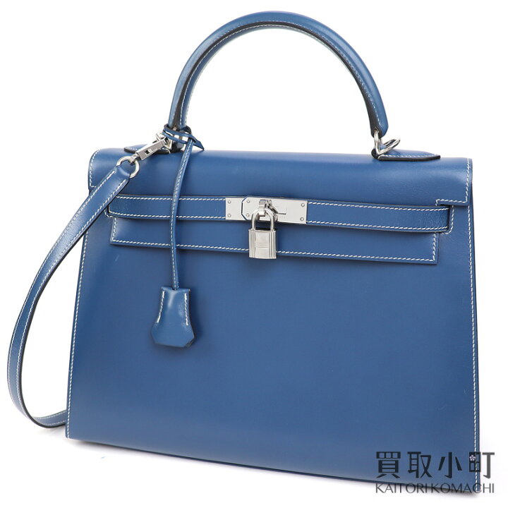 楽天市場】エルメス 【HERMES】 ケリー32 外縫い ブルータラサ 