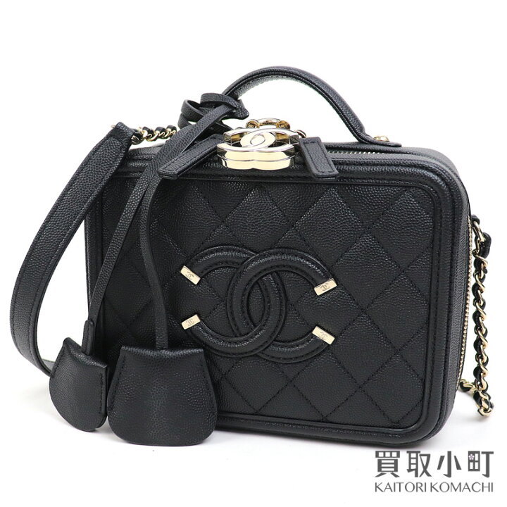 楽天市場】【美品】シャネル【CHANEL】ヴァニティーケース スモール 