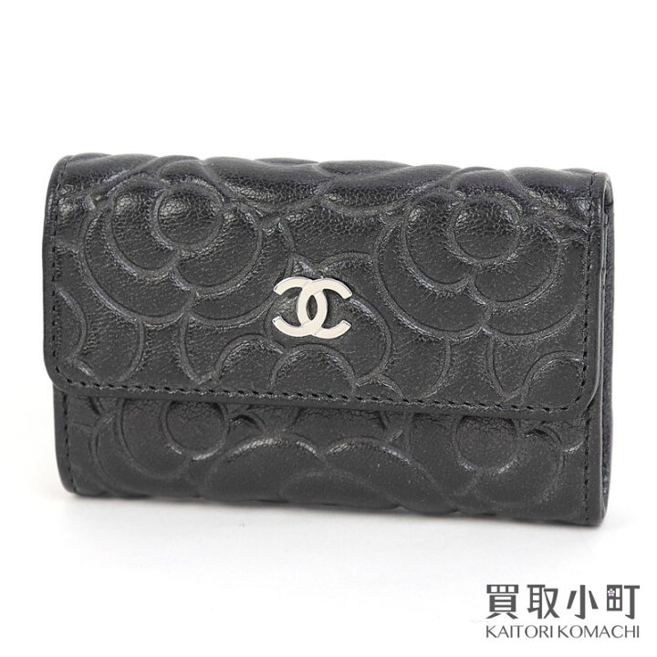 楽天市場】【美品】シャネル【CHANEL】カメリア エンボス カードケース 