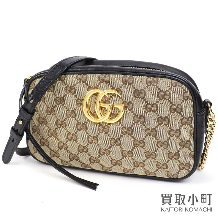 楽天市場】【美品】グッチ【GUCCI】GGマーモント スモール ショルダー 