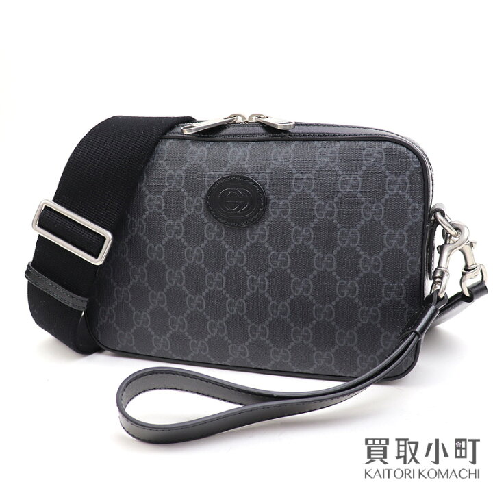 楽天市場】【新品同様】グッチ【GUCCI】インターロッキングG付き  