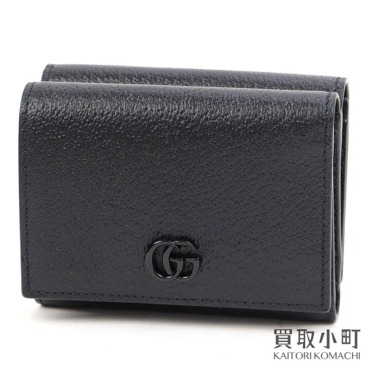 楽天市場】【美品】グッチ【GUCCI】ダブルG 三つ折りウォレット 