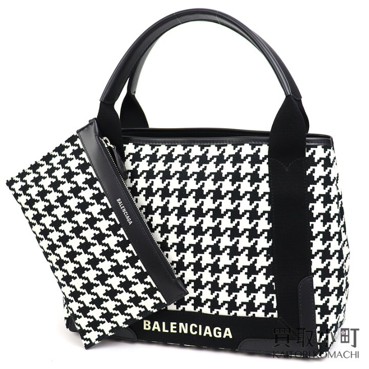楽天市場】【美品】バレンシアガ【BALENCIAGA】ネイビーカバS コットン  