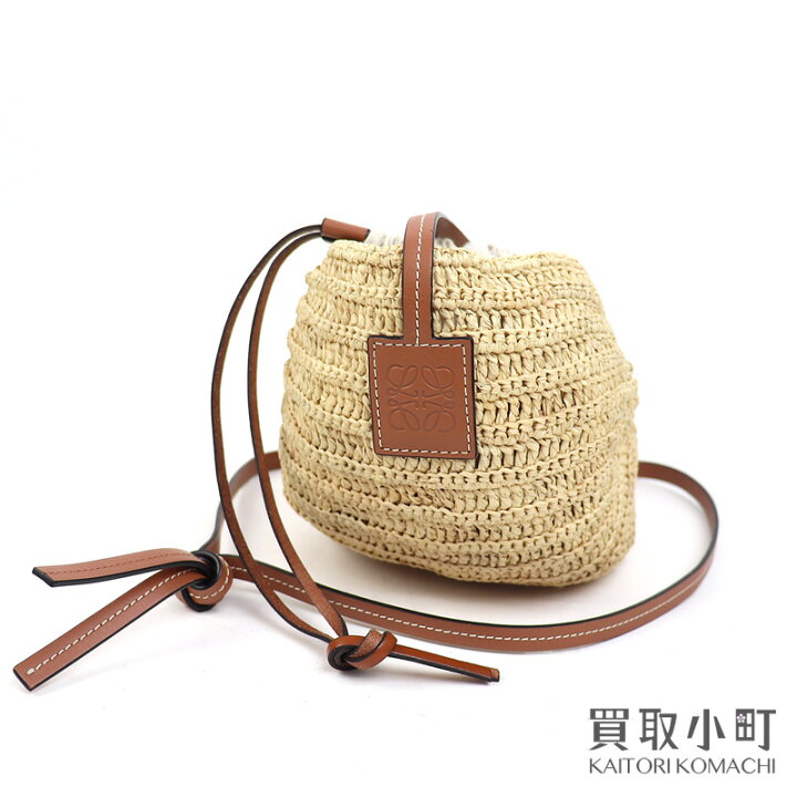 楽天市場】【美品】ロエベ【LOEWE】ムーン シェル バスケットバッグ  