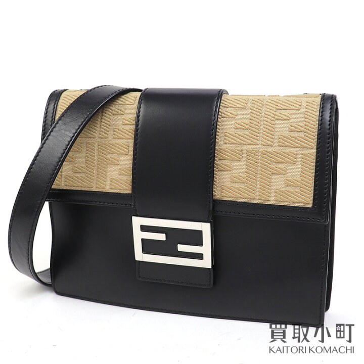 楽天市場】フェンディ【FENDI】フラットバゲット ミディアム ブラック 