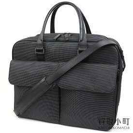 【最大1万円OFFクーポン! 4/24～】【美品】ダンヒル【DUNHILL】 アボリティーズ ブリーフケース ブラック 2WAYショルダー ダッフル ビジネスバッグ メンズ 書類鞄 L3L141A AVORITIES BRIEFCASE【Aランク】【中古】【中古】