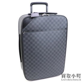 【最大1万円OFFクーポン! 4/20～】【美品】ルイヴィトン【LOUIS VUITTON】 N41385 ペガスレジェール55 ダミエグラフィット キャリーケース トローリー キャスター付き旅行バッグ スーツケース トラベル コロコロカート LV PEGASE L【中古】