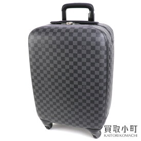 【最大1万円OFFクーポン! 4/20～】【美品】ルイヴィトン【LOUIS VUITTON】N23005 ゼフィール55 ダミエグラフィット 4輪キャリーケース トローリー スーツケース キャスター付き旅行バッグ トラベル コロコロカート LV ZEPHYR 55 DA【中古】