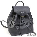 【美品】ルイヴィトン【LOUIS VUITTON】M45205 モンスリPM バックパック モノグラムアンプラント ノワール リュックサック デイパック サックアド LV MONTSOURIS PM BACKPACK MONOGRAM EMPREINTE【Aランク】【中古】