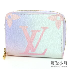 【美品】ルイヴィトン【LOUIS VUITTON】M81388 ジッピー コインパース モノグラム サンライズ パステル グラデーション ラウンドファスナーコインケース カードケース 小銭入れ 財布 サイフ LV ZIPPY COIN PURSE【aランク】【中古】