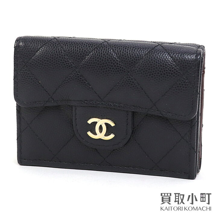 楽天市場】シャネル【CHANEL】スモール フラップウォレット ブラック 