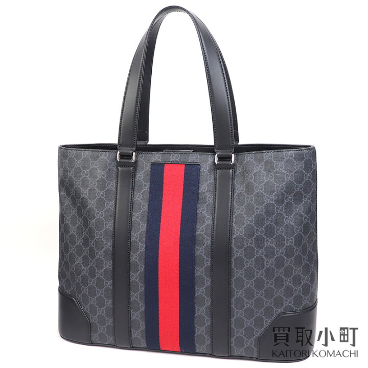 楽天市場】【美品】グッチ【GUCCI】GGスプリームキャンバス トート  