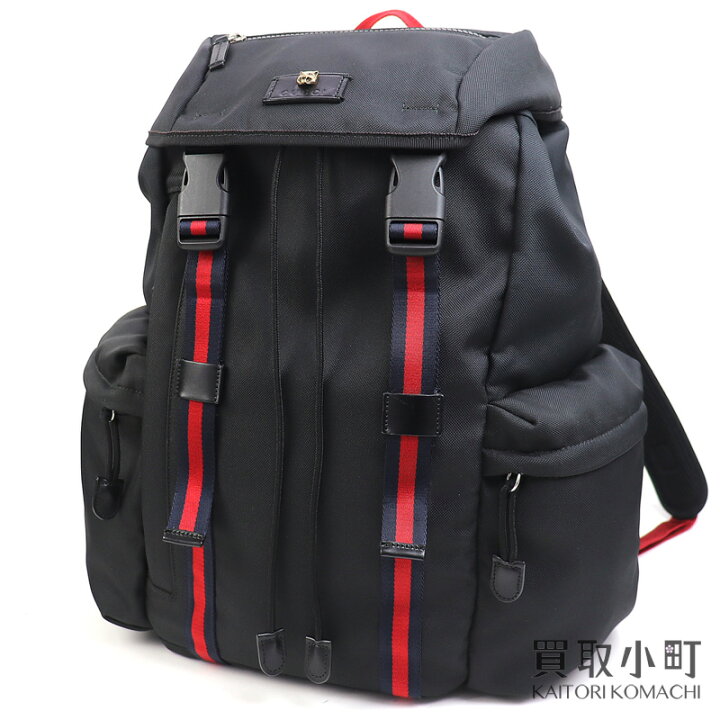 楽天市場】【美品】グッチ 【GUCCI】 テクノキャンバス バックパック  