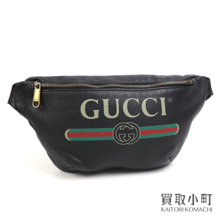 楽天市場】グッチ【GUCCI】グッチプリント レザー ミディアム ベルト 