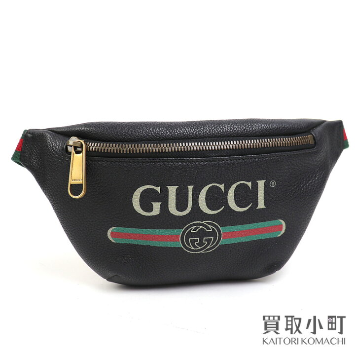 楽天市場】【美品】グッチ【GUCCI】グッチプリント レザー スモール 