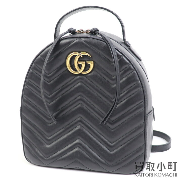 楽天市場】【美品】グッチ【GUCCI】GGマーモント キルティング バック 