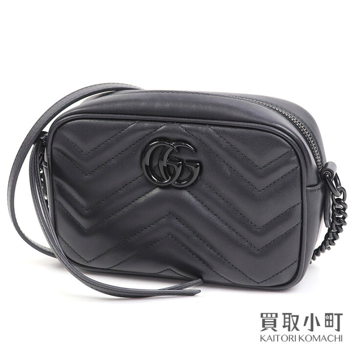 楽天市場】【美品】グッチ 【GUCCI】GGマーモント ニ ショルダーバッグ 