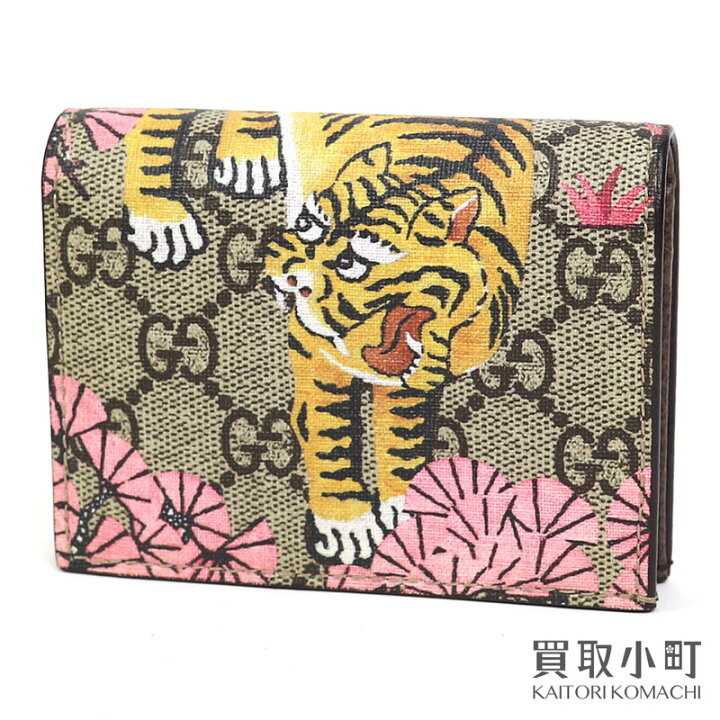 楽天市場】【美品】グッチ【GUCCI】ベンガルタイガー カードケース 