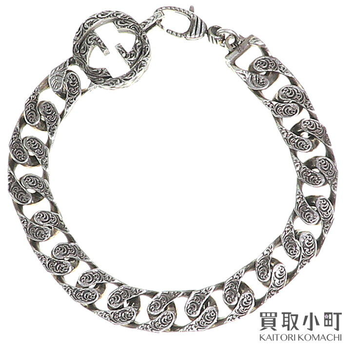 楽天市場】グッチ【GUCCI】インターロッキングG シルバー チェーン 