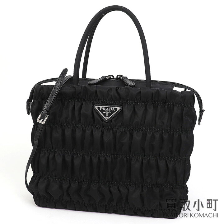 楽天市場】【美品】プラダ 【PRADA】 トライアングルロゴ キルティング  