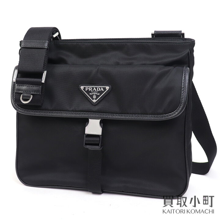 楽天市場】【美品】プラダ【PRADA】Re-Nylon サフィアーノレザー 