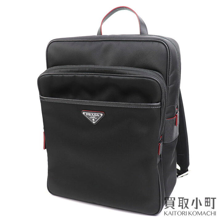 楽天市場】【美品】プラダ【PRADA】 トライアングルロゴ スクエア 