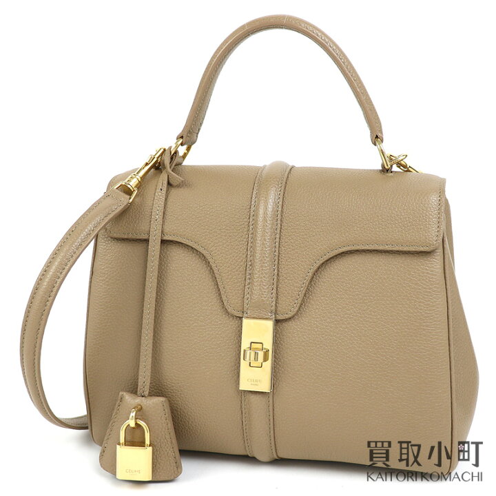楽天市場】【美品】セリーヌ【CELINE】スモール 16 バッグ セーズ 