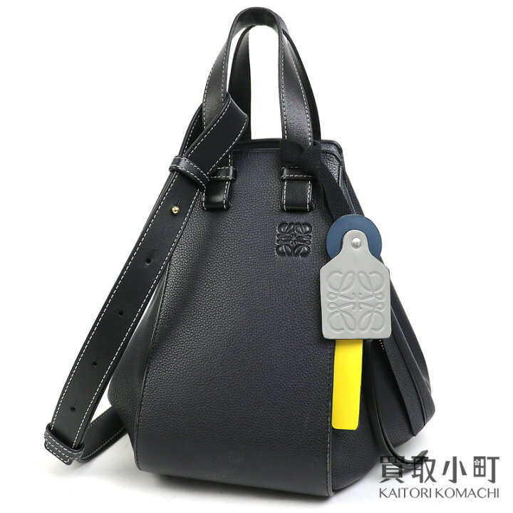楽天市場】ロエベ【LOEWE】ハンモックバッグ スモール ダークネイビー  