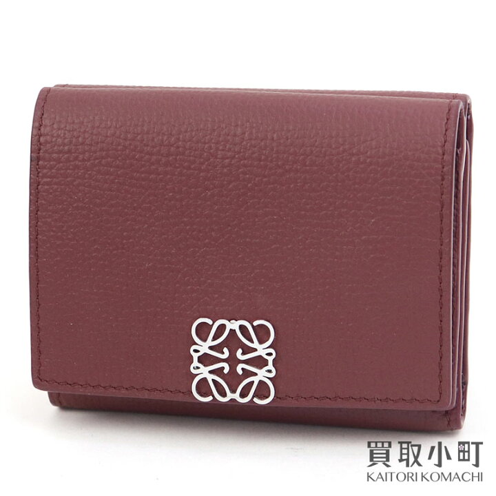 楽天市場】【美品】ロエベ【LOEWE】アナグラム トライフォールド  
