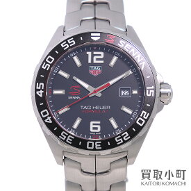 【最大1万円OFFクーポン! 4/24～】【美品】タグホイヤー【TAGHeuer】フォーミュラ1アイルトンセナエディションクォーツメンズウォッチブラックSSブレス男性用腕時計WAZ1012.BA0883FORMULA1WATCHF1QZ【Aランク】【中古】【中古】