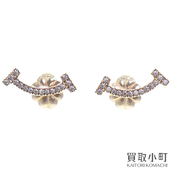 楽天市場】【美品】ティファニー 【TIFFANY & Co.】Tスマイル ピアス  