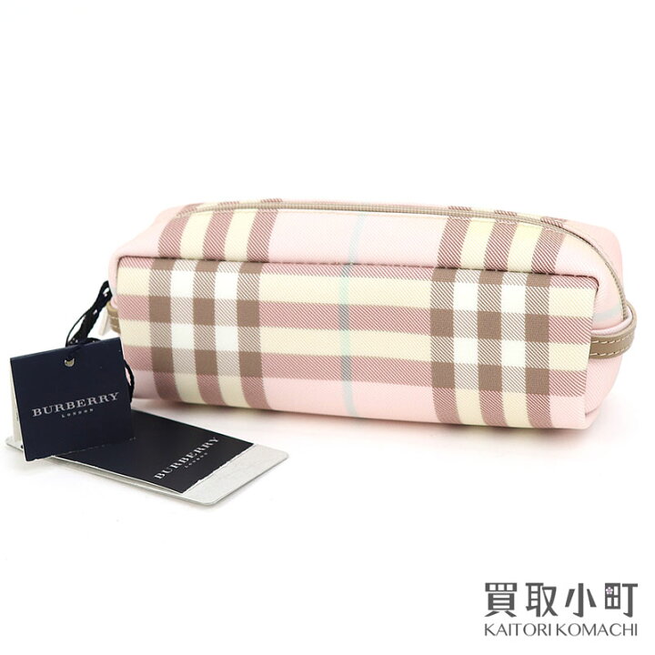 楽天市場】【未使用品】バーバリー【BURBERRY】ペンケース チェック 