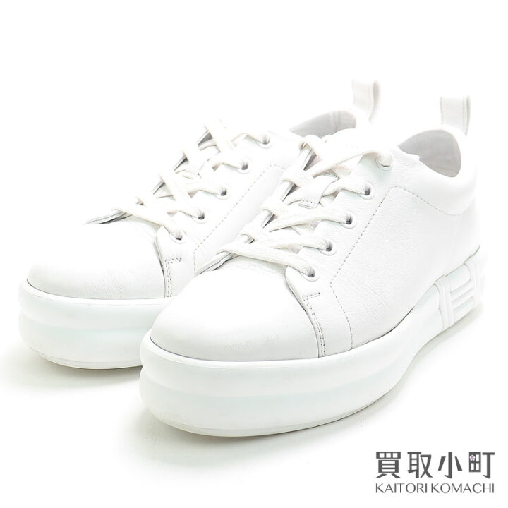 楽天市場】エルメス【HERMES】ハッピー スニーカー ホワイト レザー 