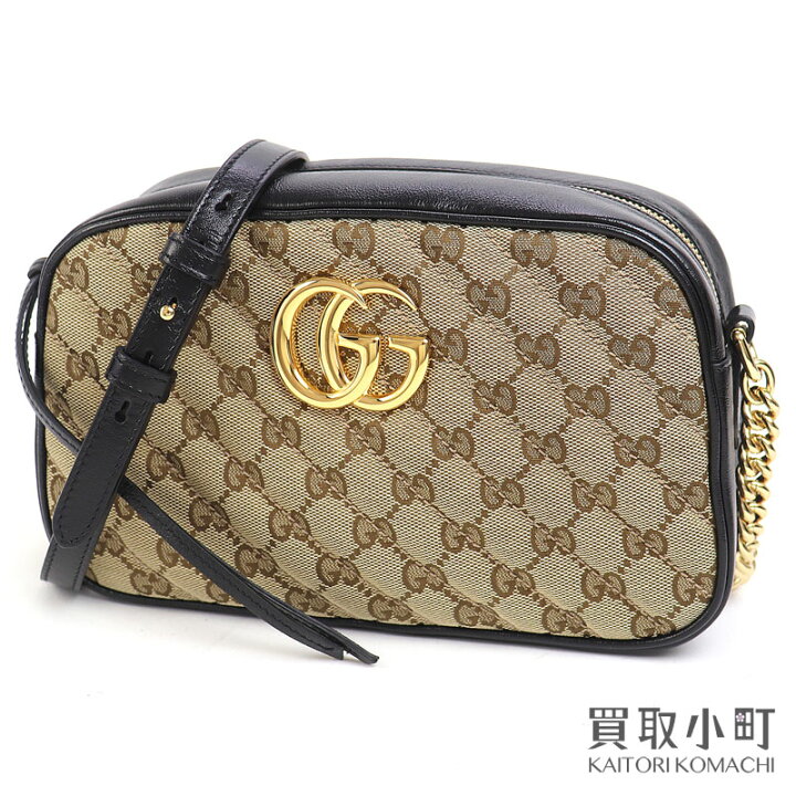 楽天市場】【美品】グッチ【GUCCI】GGマーモント スモール ショルダー 