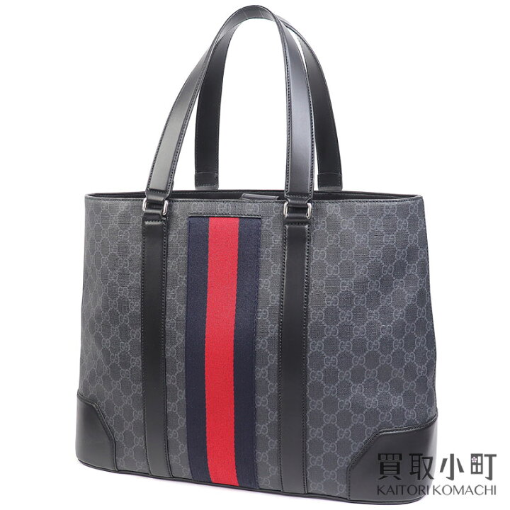 楽天市場】【美品】グッチ【GUCCI】GGスプリームキャンバス トート  