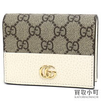 楽天市場】グッチ 財布 二つ折り レディース（カラーホワイト）の通販