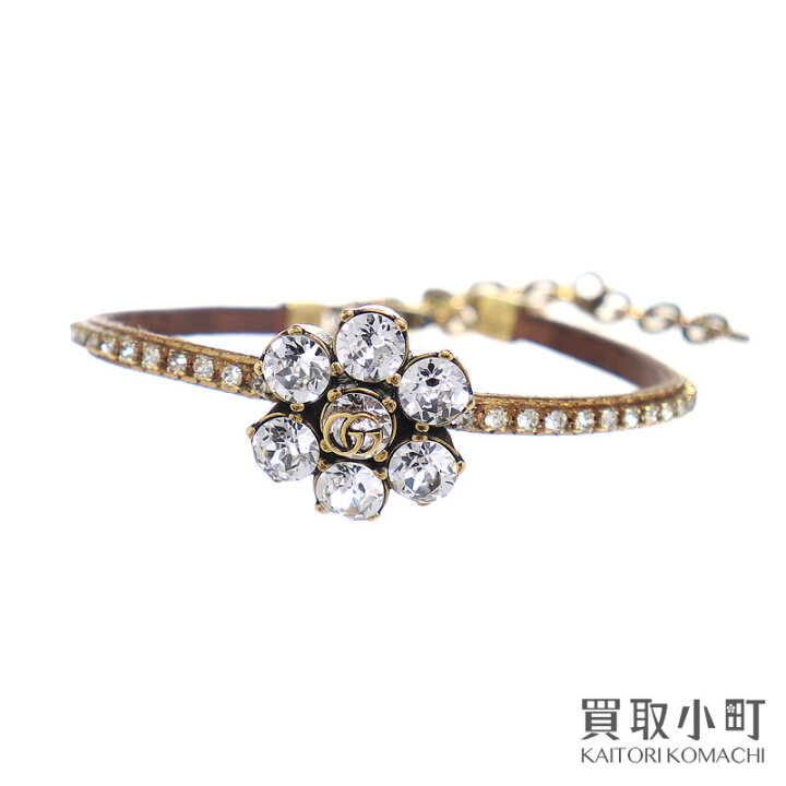 楽天市場】グッチ【GUCCI】クリスタル ダブルG ブレスレット 