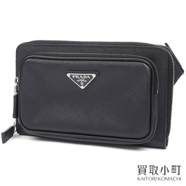 楽天市場】【美品】プラダ【PRADA】サフィアーノレザー ベルトバッグ  