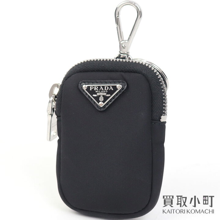 楽天市場】【美品】プラダ【PRADA】リナイロン ミニポーチ ブラック  