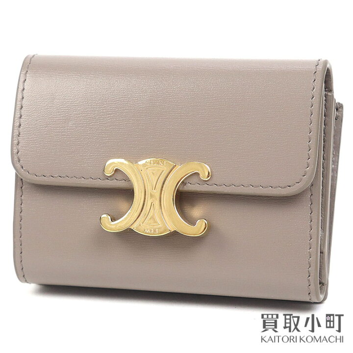 楽天市場】【美品】 セリーヌ【CELINE】コンパクト トリオンフ 