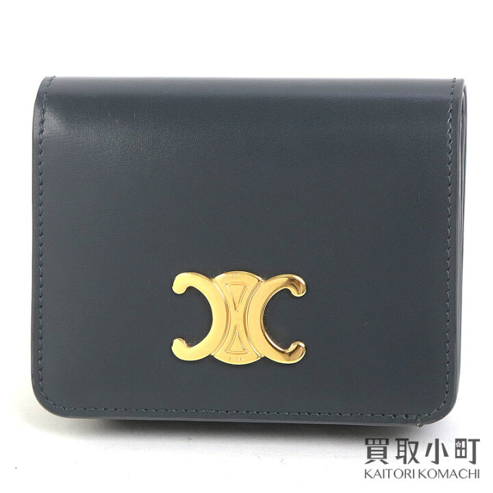 楽天市場】【美品】セリーヌ【CELINE】コンパクトウォレット 