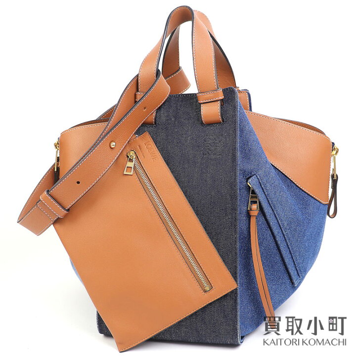 楽天市場】【美品】ロエベ 【LOEWE】 ハンモック マルチトーンデニム 