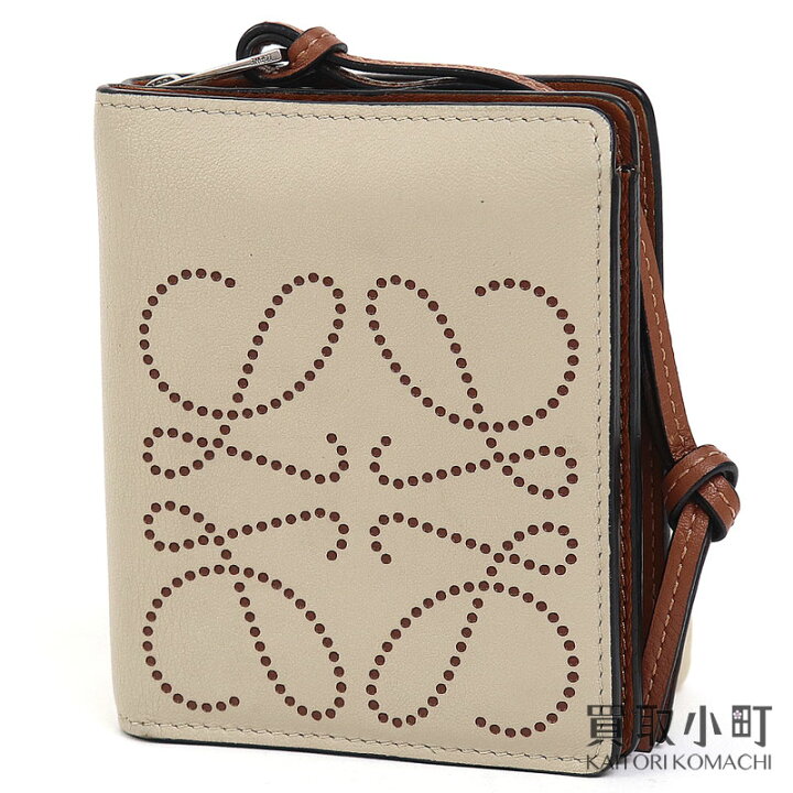 楽天市場】【美品】ロエベ【LOEWE】アナグラム コンパクト ジップ  