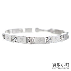 【最大1万円OFFクーポン! 3/10〜】【美品】ルイヴィトン【LOUIS VUITTON】M0921L ブレスレット モノグラム タイドアップ ブラスレ Lサイズ アクセサリー ファッションジュエリー BRACELET CHAIN MONOGRAM【Aランク】【中古】【中古】