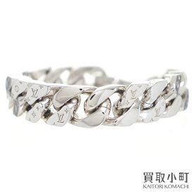 【美品】ルイヴィトン【LOUIS VUITTON】M69988 ブラスレ LVチェーンリンクス Mサイズ ブレスレット アクセサリー ファッションジュエリー LV CHAIN LINKS BRACELET【Aランク】【中古】