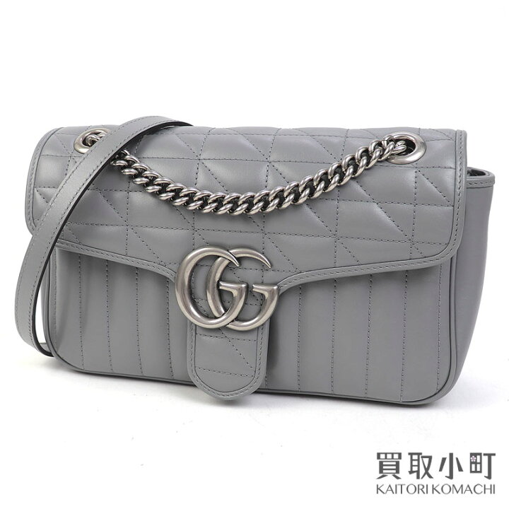 楽天市場】【美品】グッチ【GUCCI】GGマーモント スモール ショルダー 