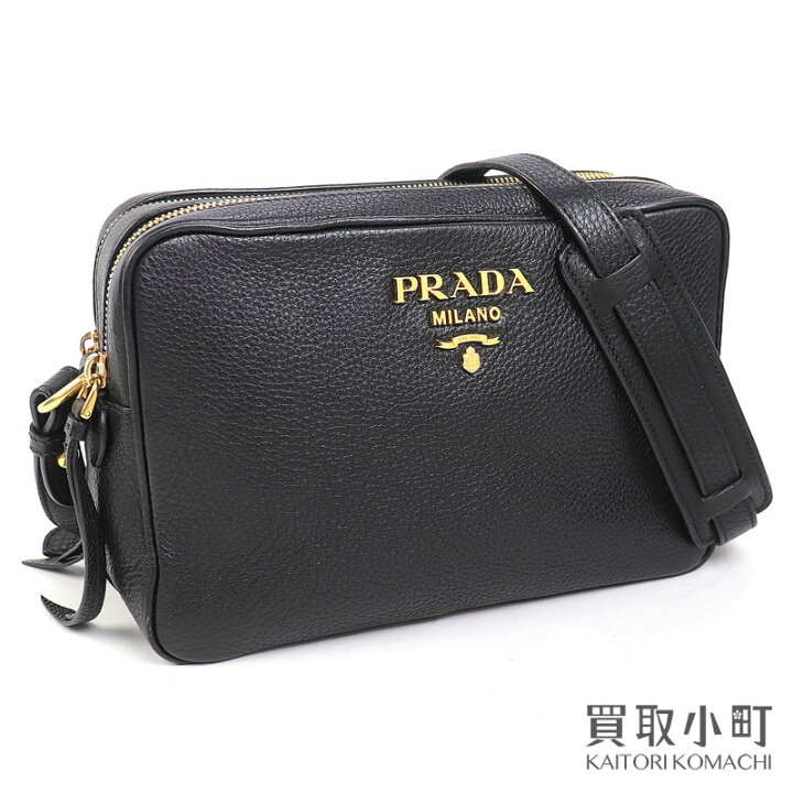楽天市場】【美品】プラダ【PRADA】メタルロゴ ショルダーバッグ 