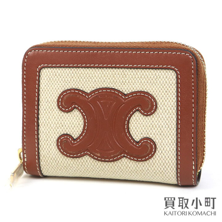 楽天市場】セリーヌ【CELINE】コンパクト ジップウォレット トリオンフ  