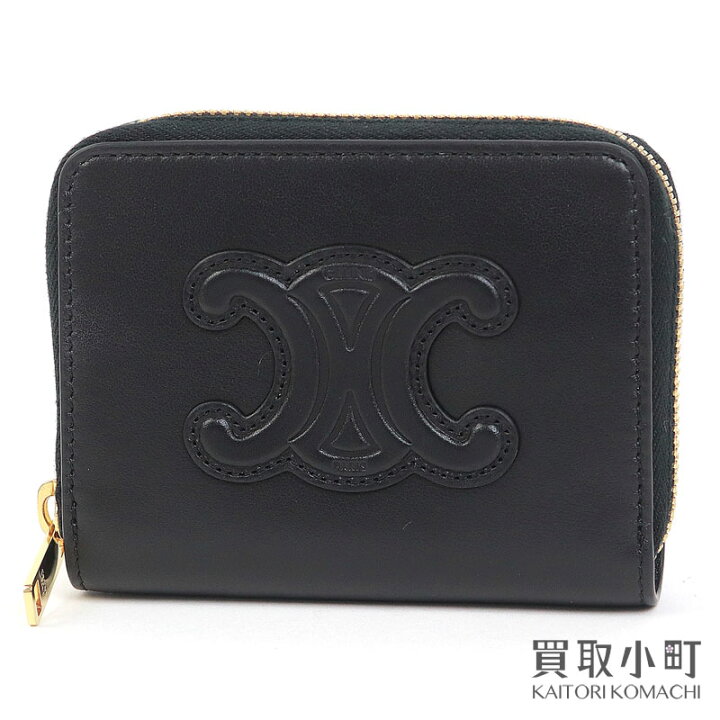 楽天市場】【美品】セリーヌ【CELINE】コンパクト ジップウォレット 